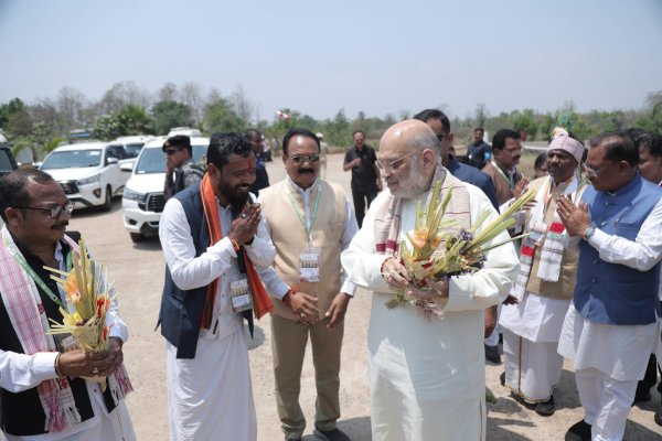 छत्तीसगढ़ पहुंचें केंद्रीय गृहमंत्री अमित शाह! बस्तर पंडुम 2025 कार्यक्रम में हुए शामिल, देखें Photo..