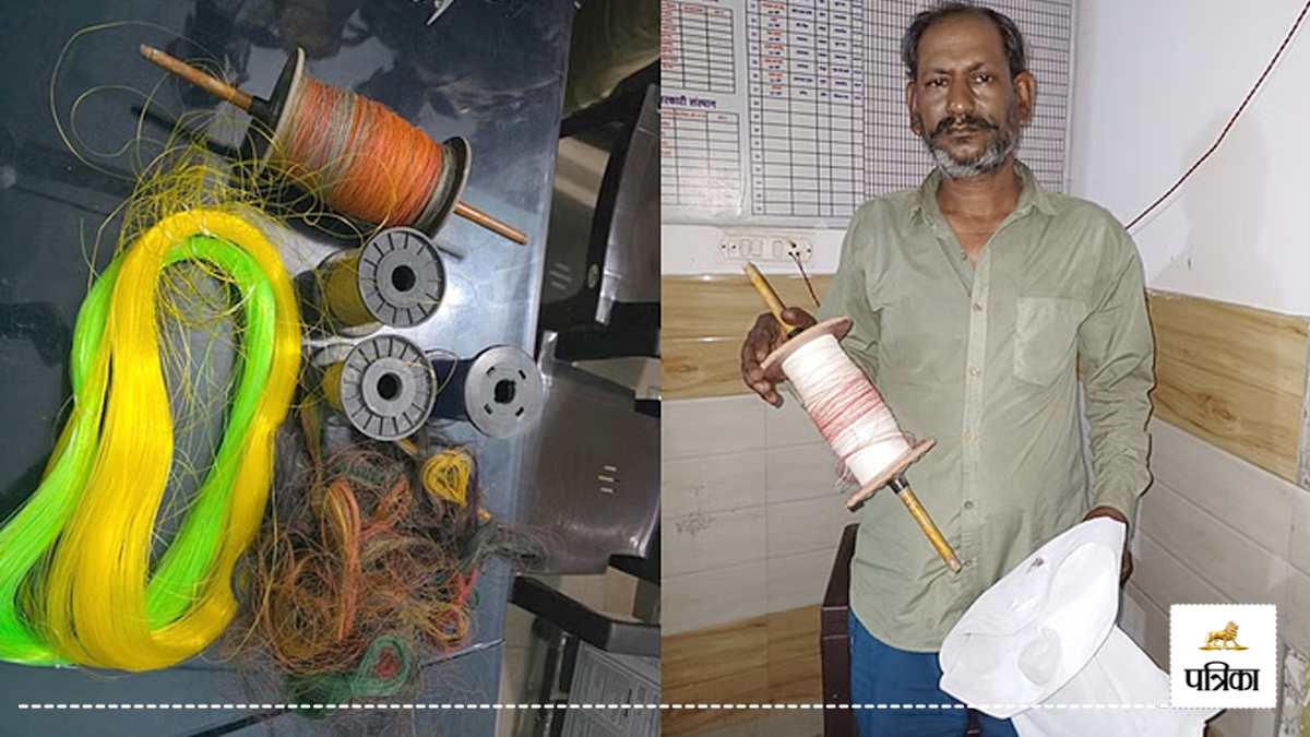 Action continues against those selling Chinese Manjha in Moradabad