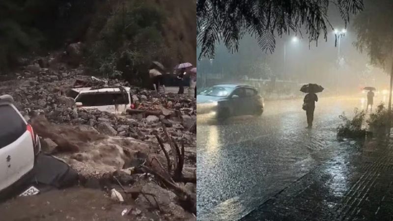 An alert for heavy rain, hailstorm and snowfall has been issued in Uttarakhand even today