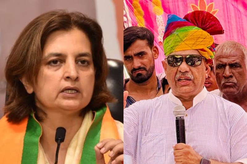 Jyoti Mirdha and Gajendra Singh Khimsar