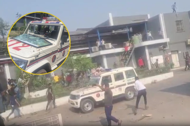 Attack on police in Bhilwara