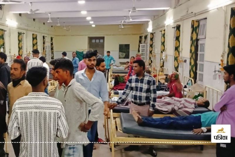 Ajmer Beawar Major Accident Gas Leakage while Emptying Acid Tanker Chaos Ensued 39 people fell ill