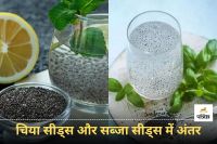Difference between Chia and Sabja Seeds