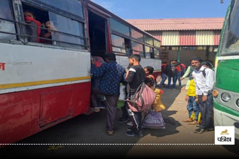 Public Transportation: ग्रामीणों को मिली बड़ी राहत! पत्रिका की खबर के बाद पहुंच रही यात्री बस