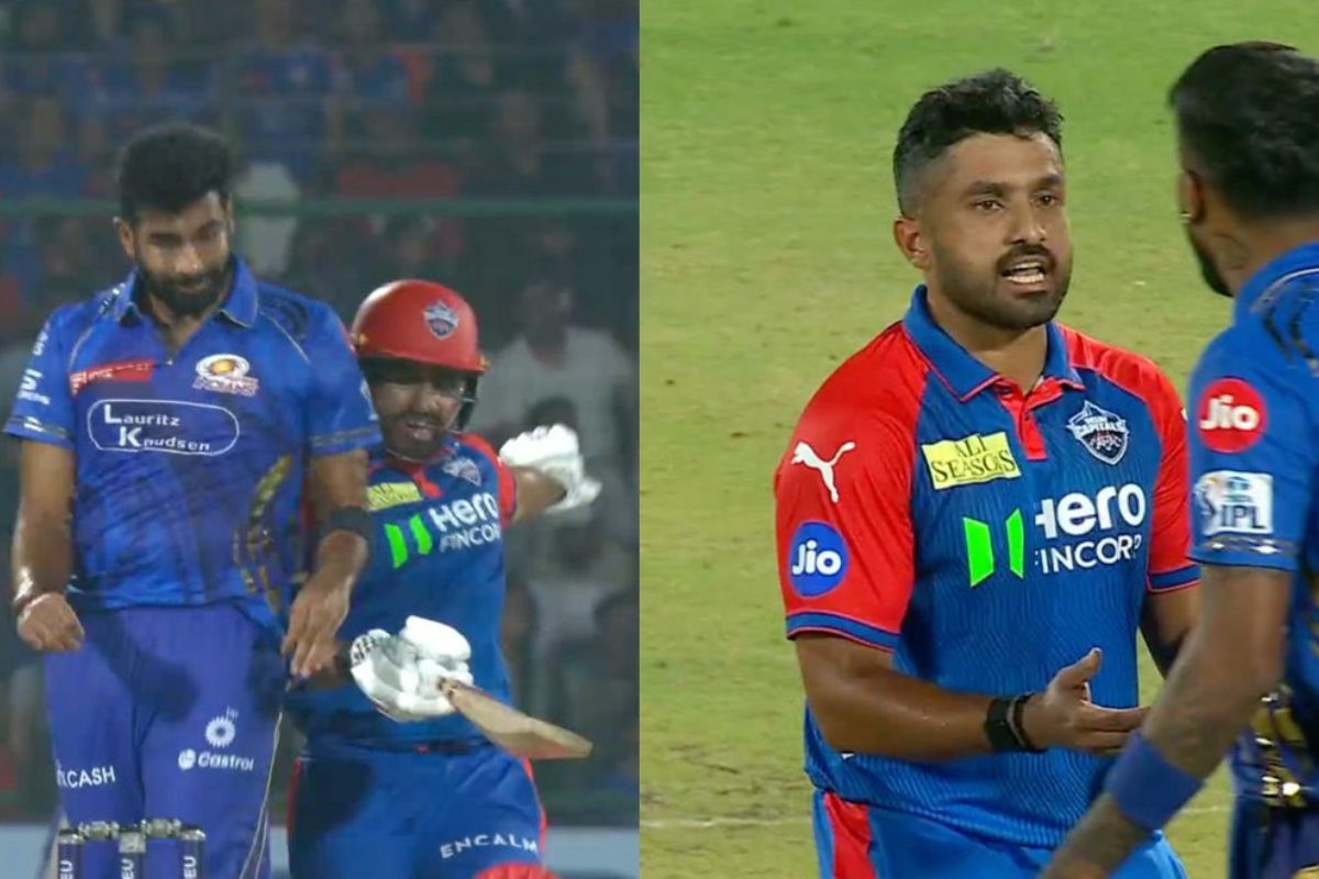 Bumrah Karun Nair Fight Video