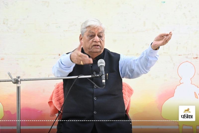 रायपुर में 'स्त्री देह से आगे' विषय पर संवाद कार्यक्रम! पत्रिका समूह के प्रधान संपादक डॉ. गुलाब कोठारी ने कहा- जहां मन है, वहीं मां है..