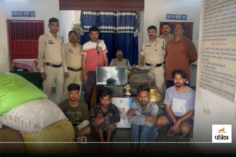 Crime News: दो घरों में चोरी के मामले में 6 आरोपी गिरफ्तार, ऐसे चढ़े पुलिस के हत्थे, बरामद हुआ ये सामान