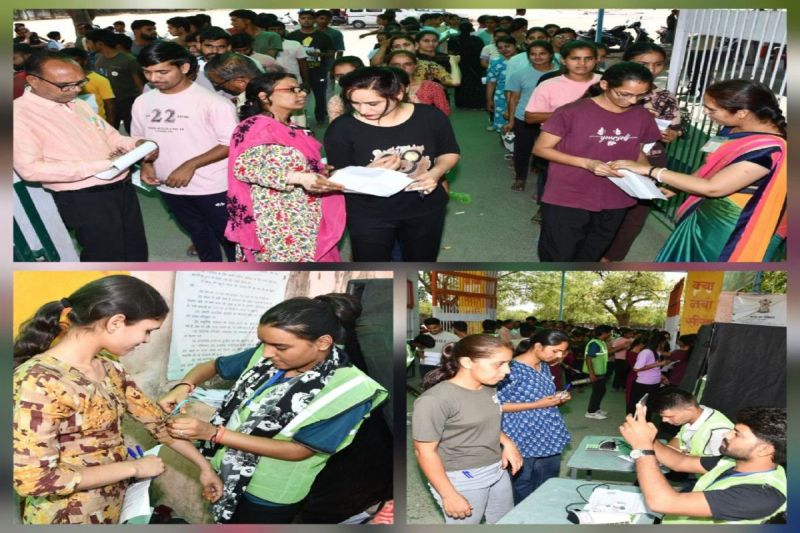 Police strictness in jail guard exam, 4108 candidates were absent