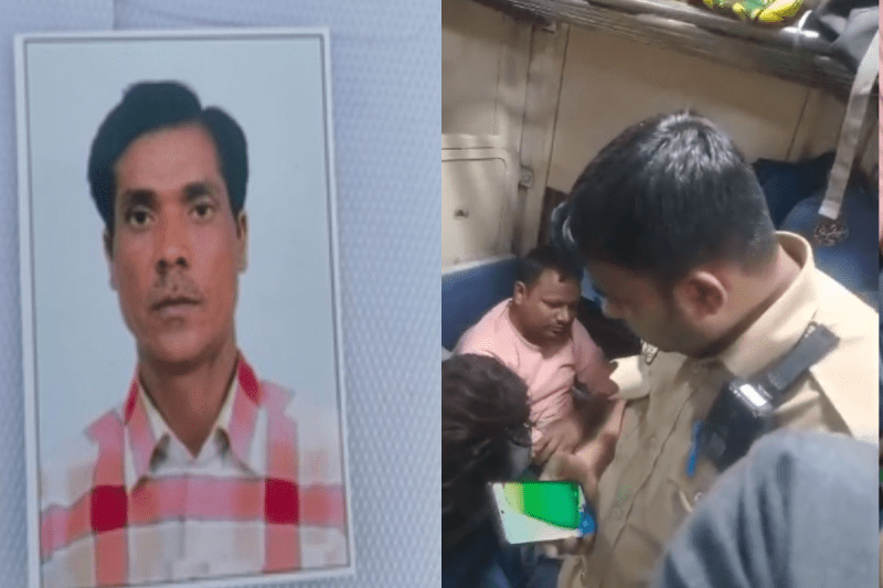 GRPF Jawan killed 50 year old labourer for smoking bidi near the door of the train while travelling tikamgarh to delhi in gondwana express