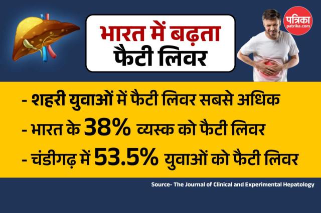 Fatty liver in India Percentage 2025