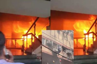 Fire Accident in Noida