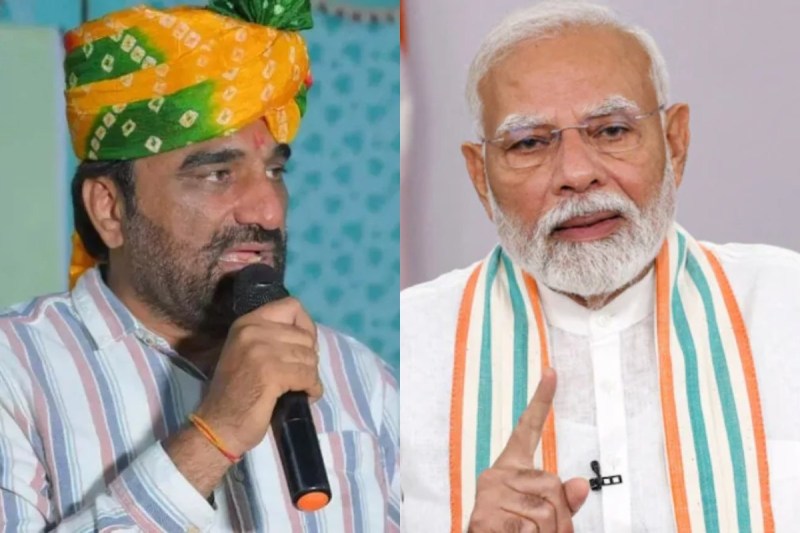 Hanuman Beniwal and PM Modi