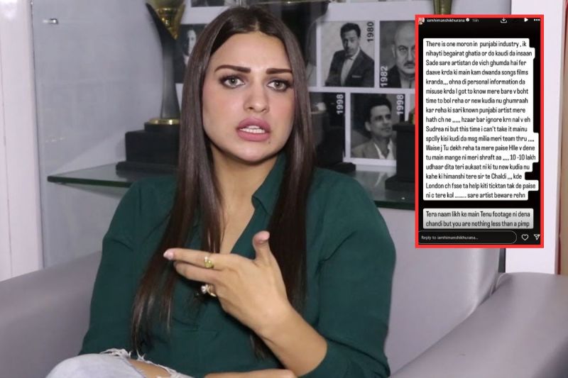 Himanshi Khurana post