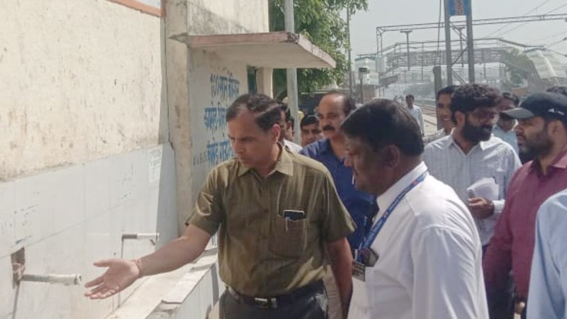 Moradabad DRM inspected several railway stations