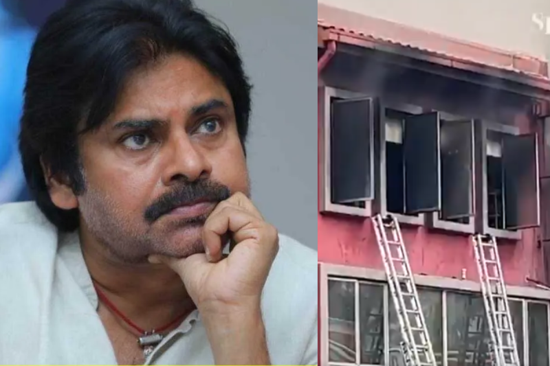 Pawan Kalyan Son Burnt In Fire