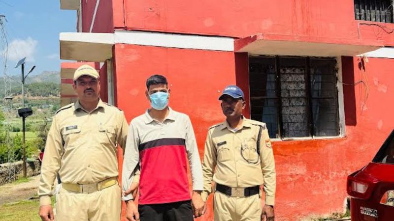 Police have arrested the blackmailer who made the obscene video of the woman viral