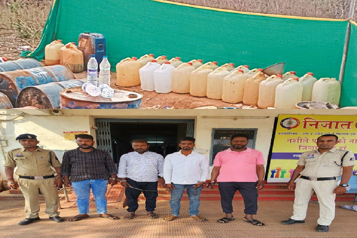 CG News: टैंकरों से पेट्रोल-डीजल चुराने वाले गिरोह का पर्दाफाश, 4 गिरफ्तार, एक फरार…