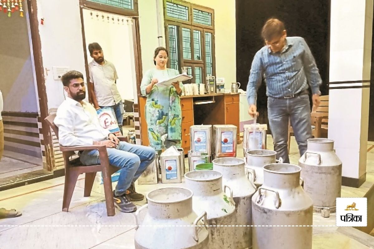 Jaipur Rajasthan Food Department Big Action Fake Milk was being Prepared from Paste Officers Shocked