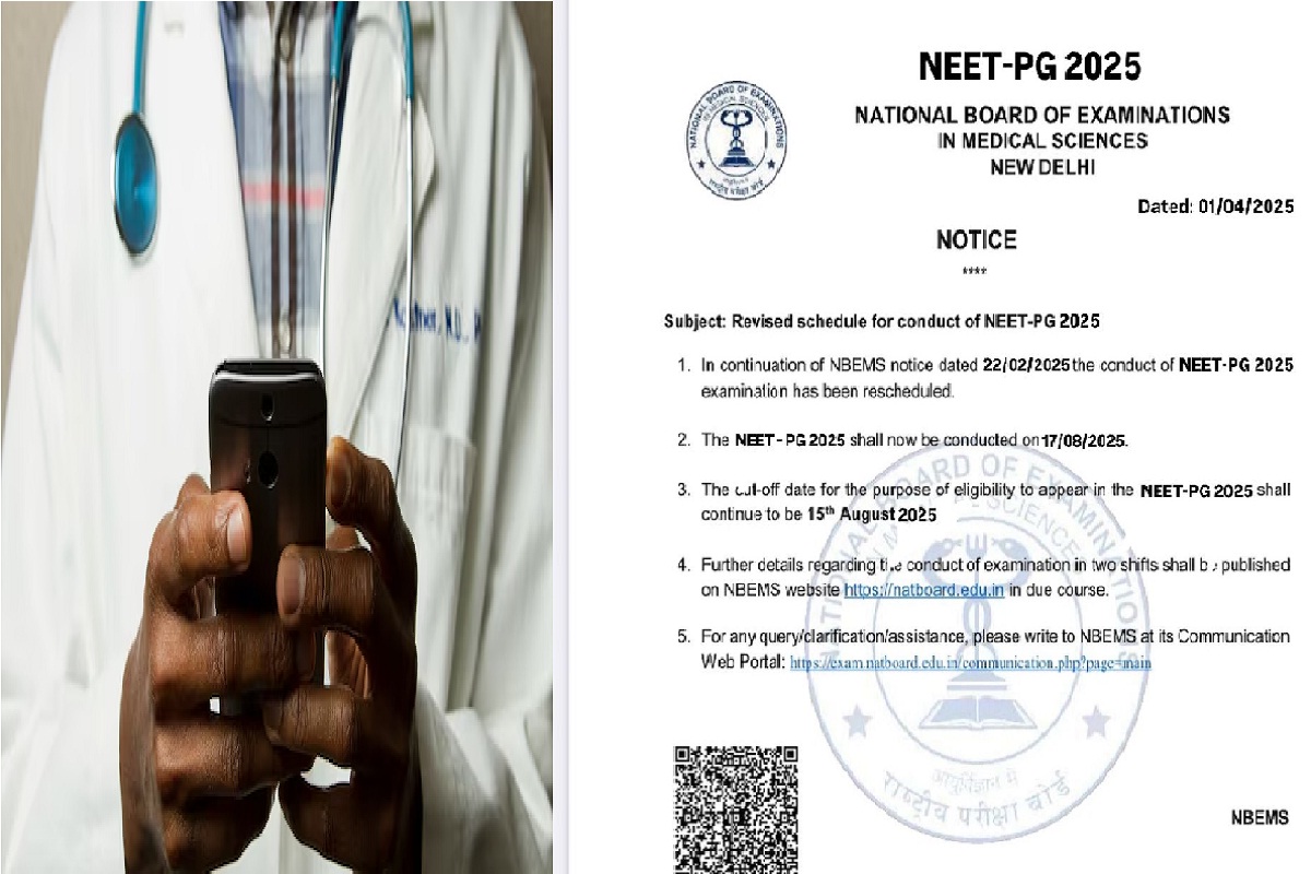 NEET PG Exam 2025: क्या नीट पीजी एग्जाम हुआ कैंसल? सोशल मीडिया पर एक नोटिस हुआ वायरल, जानें...