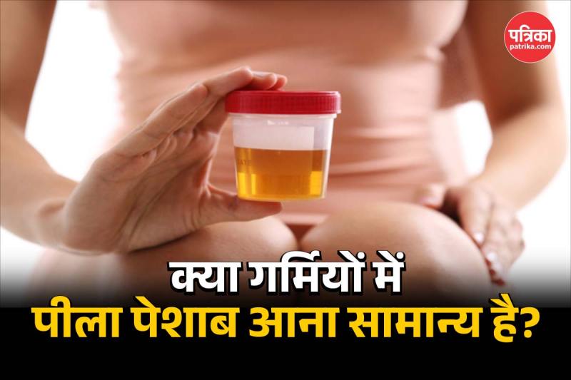 Yellow Urine Causes During Summer
