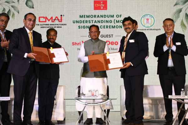 CG News: देश का नया टेक्सटाइल हब बनेगा छत्तीसगढ़, सीएमएआई के साथ हुआ एमओयू, देखें तस्वीरें