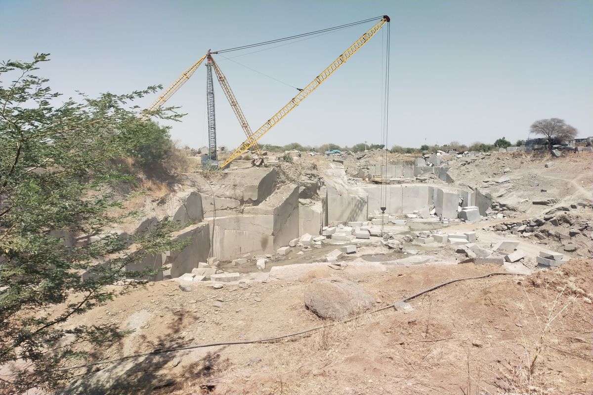 Illegal mining of granite has been going on for two years on the khatedari land