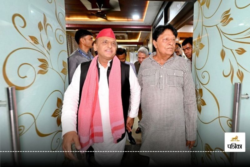 akhilesh yadav met ramji lal suman