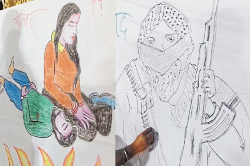 CG News: आतंकी हमले के विरोध में कलाकारों ने किया अपनी भावनाओं का प्रदर्शन, पाकिस्तान के खिलाफ जमकर नारेबाजी