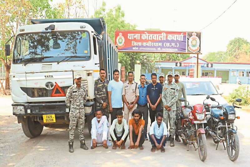 CG Crime: हरियाणा के शातिर गिरोह का पर्दाफाश, पूर्व विधायक के प्लांट से की थी हाईवा चोरी