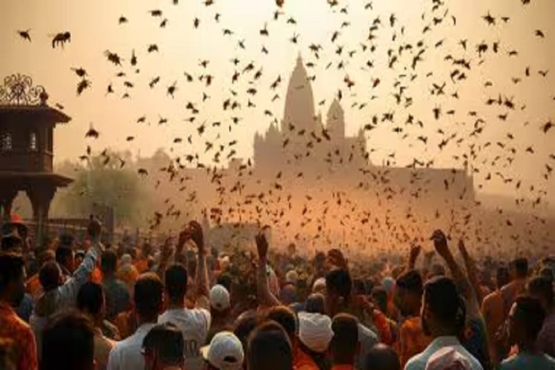 CG News: मंदिर दर्शन करने आए श्रद्धालुओं पर मधुमक्खियों का हमला, बच्चों समेत 60 लोग घायल