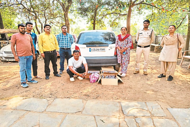 CG Crime: भिलाई में खपाने वाला था एमपी की शराब, आरोपी युवक गिरफ्तार