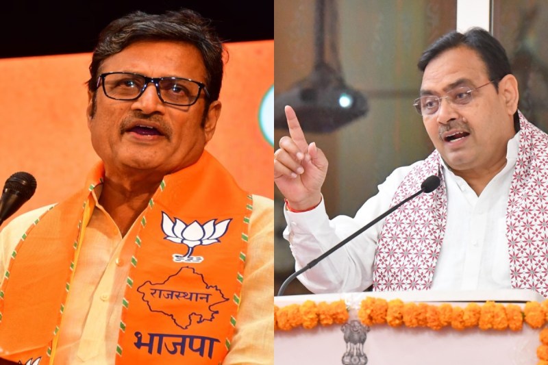 cm bhajanlal sharma and rajendra rathore