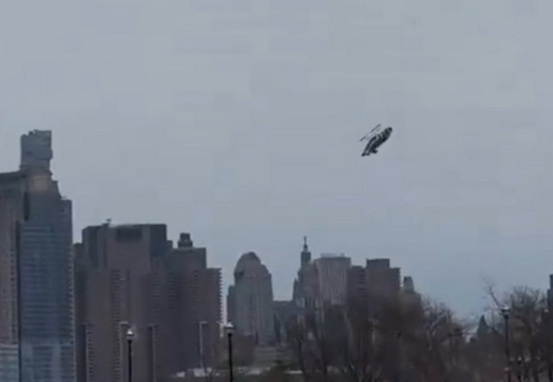 Helicopter crash in New York