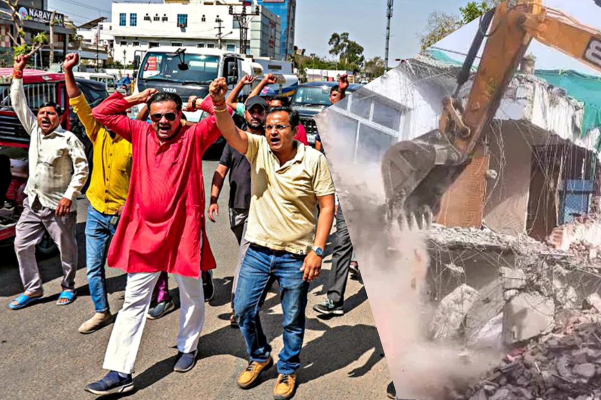 jaipur in run bulldozer