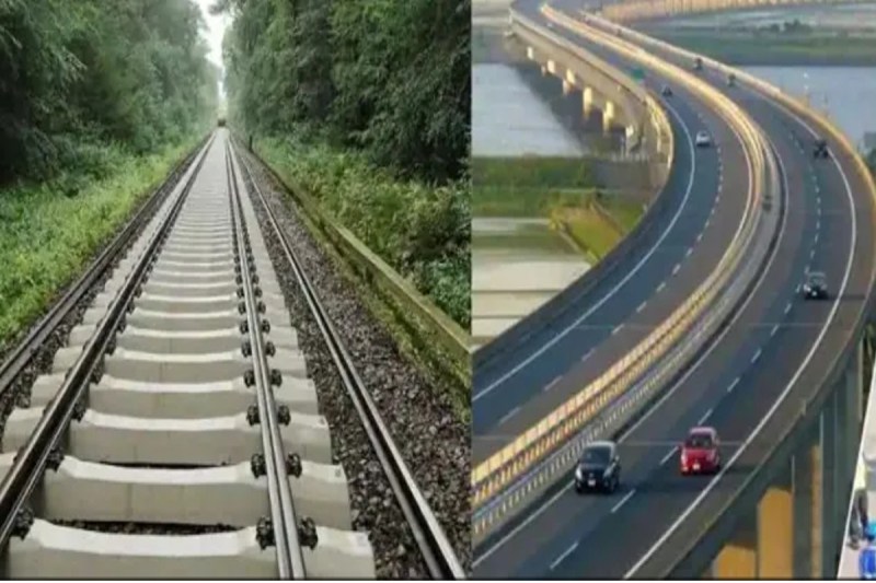 new rail line and road in rajasthan