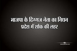 भाजपा के दिग्गज नेता का हार्ट अटैक से निधन, पूरे प्रदेश में शोक की लहर - image