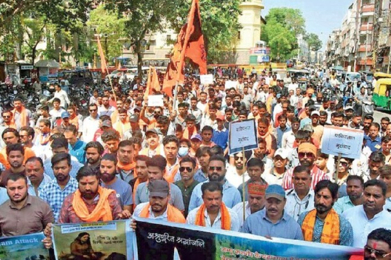 pahalgam terror attack protest