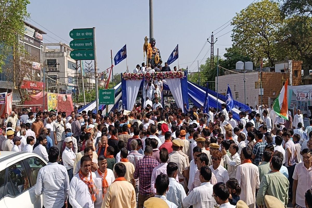 VIDEO: डॉ. भीमराव अंबेडकर जयंती समारोह, केंद्रीय मंत्री भूपेंद्र यादव ने किया माल्यार्पण