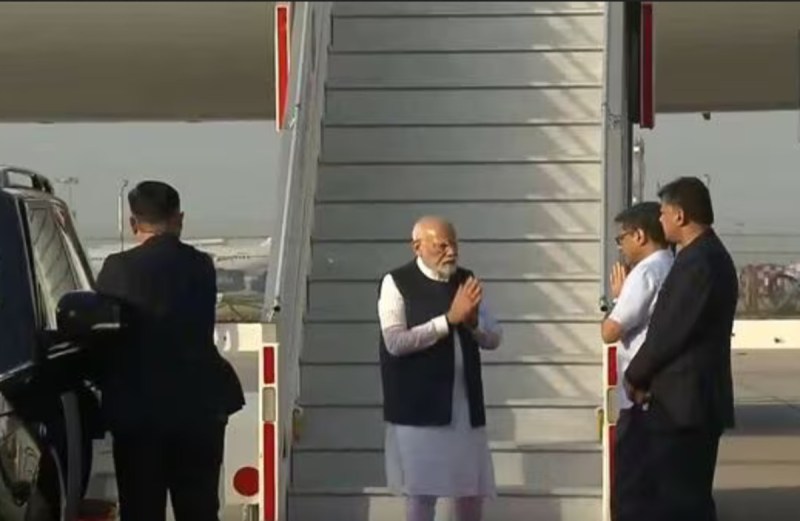 PM Narendra Modi returns to India from Saudi Arabia