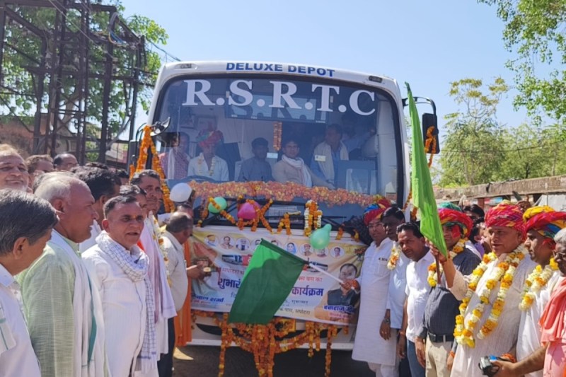 rajasthan AC Delux Bus