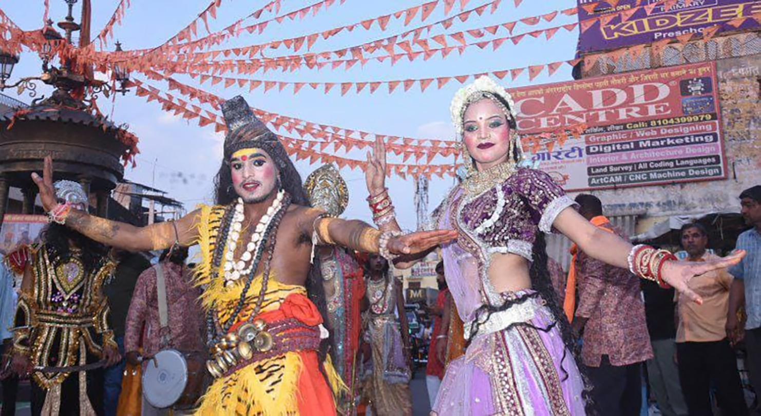 श्री कल्याण धाम मन्दिर में चार दिवसीय पाटोत्सव महोत्सव में निकली निशाना पदयात्रा
