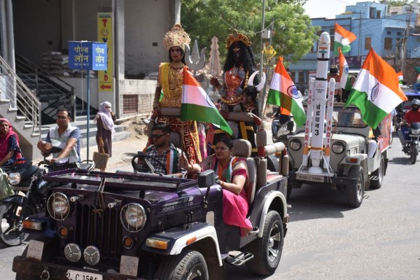 Mother power took out Vermillion Shaurya Yatra