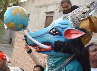 Varaha Avatar Utsav celebrated in Banshiwala temple of the city: Devotees gathered to see Varaha Leela