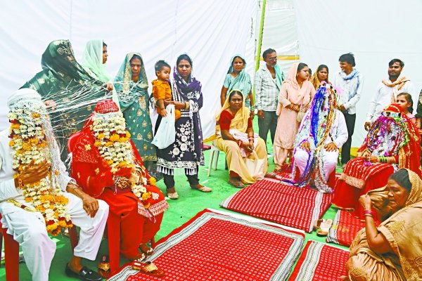 Mass marriage in Chhindwara
