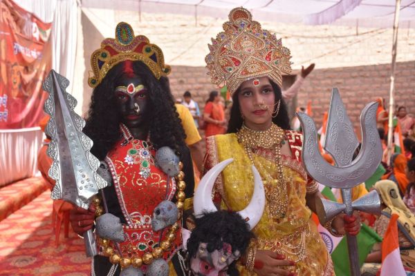 Mother power took out Vermillion Shaurya Yatra