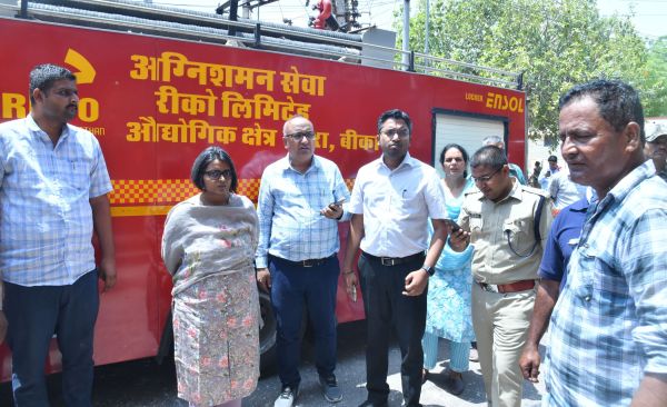 Accidents caused by cylinder blast in Bikaner Madan Market