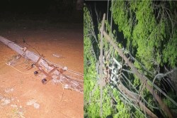 CG News: अंधेरे में गांव… आंधी-तूफान के बाद टूटे खंभे और बिखरे तार, बना खतरा - image