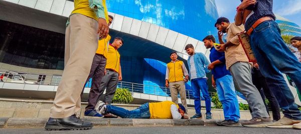 Mock drill in jaipur 