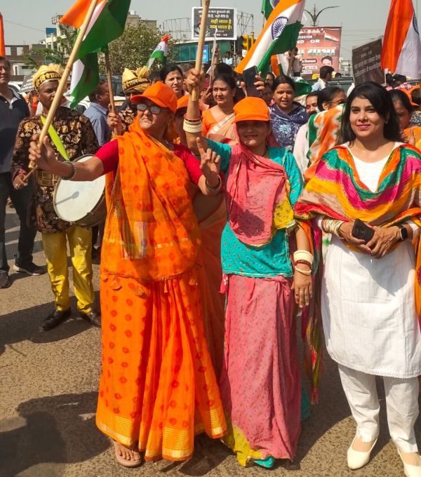Tiranga Yatra in jaipur