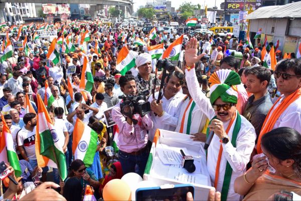 Tiranga Yatra in jaipur
